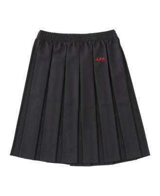 Box Pleat Skirt with Emb Logo